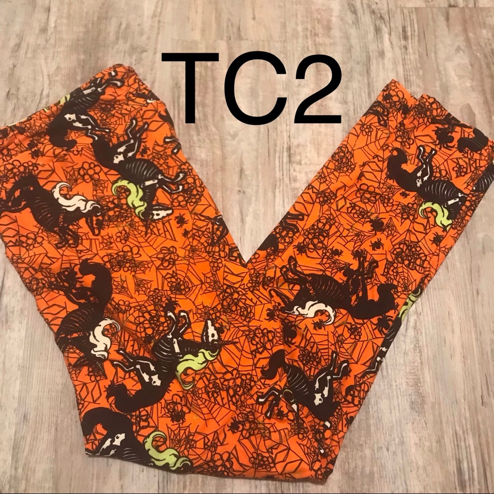 LuLaRoe Unicorn Skeleton TC2 Leggings NWOT